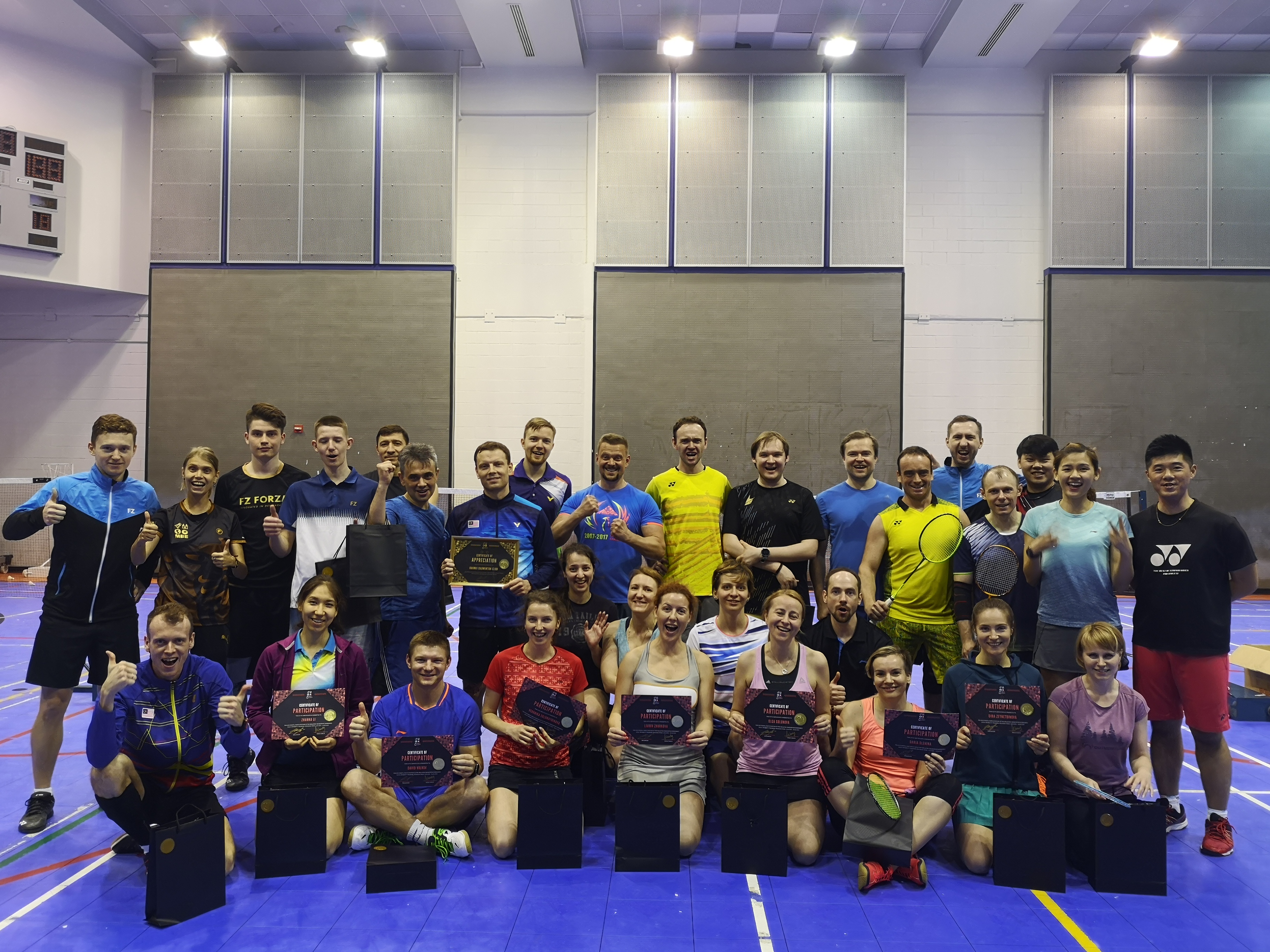 Russian team training